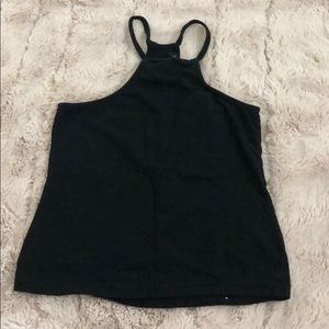 brandy melville black crop